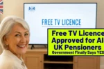 Free TV Licence for UK Pensioners