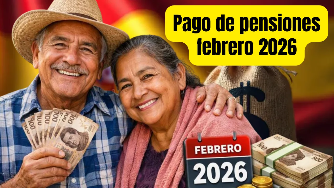Pago de pensiones febrero 2026