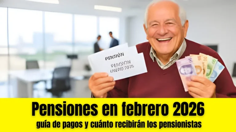 Pensiones en febrero 2026