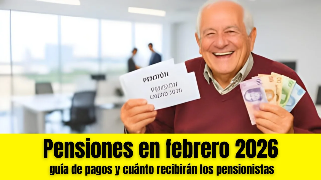 Pensiones en febrero 2026